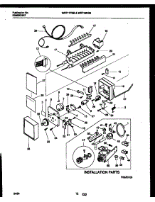 07 - Ice Maker And Installation Parts parts for Frigidaire Refrigerator WRT18FGBD0 from AppliancePartsPros.com
