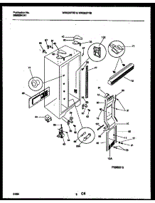 04 - Cabinet Parts parts for Frigidaire Refrigerator WRS20PRBD0 from AppliancePartsPros.com