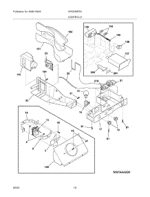 11 - Controls parts for White Westinghouse Refrigerator WRS26MF5ASB from AppliancePartsPros.com