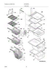 09 - Shelves parts for White Westinghouse Refrigerator WRS26MF5AWJ from AppliancePartsPros.com