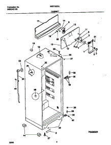 03 - P05b0601-Cabinet parts for Frigidaire Refrigerator WRT13CRJW0 from AppliancePartsPros.com