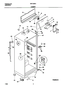 03 - Cabinet parts for Frigidaire Refrigerator WRT16NRHD1 from AppliancePartsPros.com