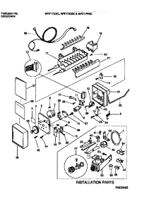 06 - Ice Maker Components parts for Frigidaire Refrigerator WRT17DGCD1 from AppliancePartsPros.com