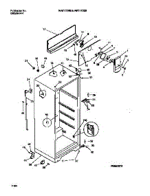 03 - Cabinet W / Fan Assembly parts for Frigidaire Refrigerator WRT17DRBD2 from AppliancePartsPros.com