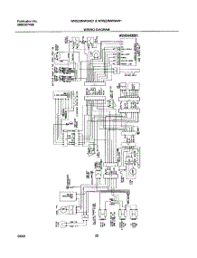 22 - Wiring Diagram parts for White Westinghouse Refrigerator WRS23MW3AW3 from AppliancePartsPros.com