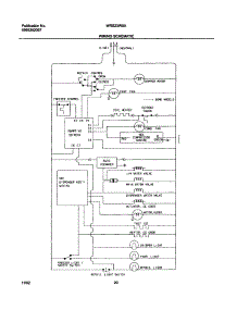 20 - Wiring Schematic parts for White Westinghouse Refrigerator WRS23W0AQ5 from AppliancePartsPros.com