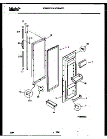 03 - Refrigerator Door Parts parts for Frigidaire Refrigerator WRS24WRBD0 from AppliancePartsPros.com