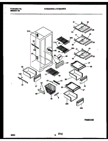 06 - Shelves And Supports parts for Frigidaire Refrigerator WRS24WRBW0 from AppliancePartsPros.com
