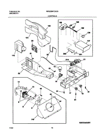 11 - Controls parts for White Westinghouse Refrigerator WRS26MF5AS5 from AppliancePartsPros.com
