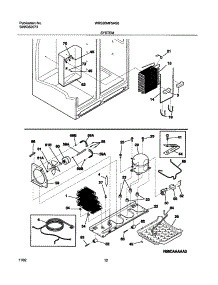 13 - System parts for White Westinghouse Refrigerator WRS26MF5AS5 from AppliancePartsPros.com