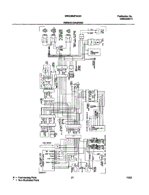 21 - Wiring Diagram parts for White Westinghouse Refrigerator WRS26MF5AS5 from AppliancePartsPros.com