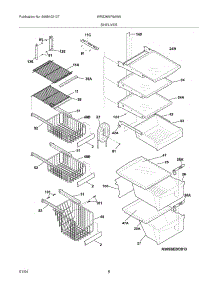 09 - Shelves parts for White Westinghouse Refrigerator WRS26MF5AW6 from AppliancePartsPros.com