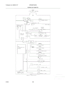20 - Wiring Schematic parts for White Westinghouse Refrigerator WRS26MF5AW6 from AppliancePartsPros.com
