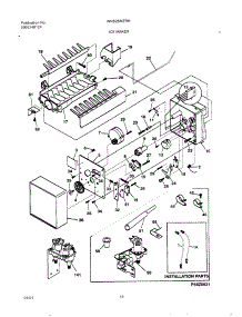 19 - Ice Maker parts for White Westinghouse Refrigerator WRS26MZRHW0 from AppliancePartsPros.com