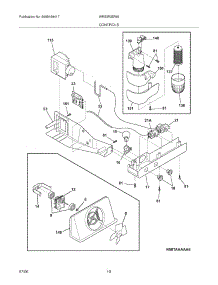 11 - Controls parts for White Westinghouse Refrigerator WRS3R3EW6 from AppliancePartsPros.com
