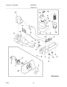 11 - Controls parts for White Westinghouse Refrigerator WRS6R3EW1 from AppliancePartsPros.com