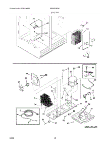 13 - System parts for White Westinghouse Refrigerator WRS6R3EW1 from AppliancePartsPros.com