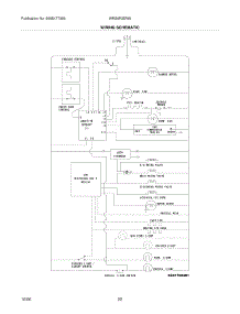 22 - Wiring Schematic parts for White Westinghouse Refrigerator WRS6R3EW9 from AppliancePartsPros.com