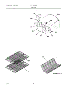 07 - Shelves parts for White Westinghouse Refrigerator WRT15A0AW3 from AppliancePartsPros.com