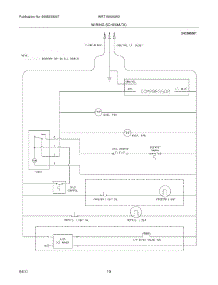 10 - Wiring Schematic parts for White Westinghouse Refrigerator WRT15A0AW3 from AppliancePartsPros.com