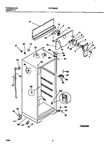03 - Cabinet, Fan Assembly parts for Frigidaire Refrigerator PRT193MCD6 from AppliancePartsPros.com