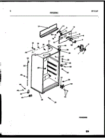 05 - Cabinet Parts parts for Frigidaire Refrigerator PRT193MCW1 from AppliancePartsPros.com