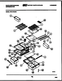 04 - Shelves And Supports parts for Frigidaire Refrigerator PRT217MCF0 from AppliancePartsPros.com