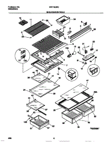 04 - Shelves / Control parts for Frigidaire Refrigerator WRT18QRCD0 from AppliancePartsPros.com