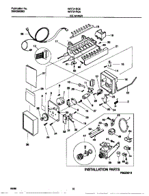 06 - Ice Maker parts for Frigidaire Refrigerator WRT21FGAW5 from AppliancePartsPros.com
