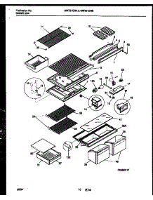 06 - Shelves / Supports parts for Frigidaire Refrigerator WRT21GRAD0 from AppliancePartsPros.com