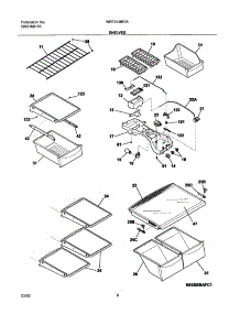 07 - Shelves parts for White Westinghouse Refrigerator WRT21MR7AS0 from AppliancePartsPros.com