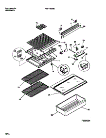 04 - Shelves, Controls, Divider, Mullion parts for Frigidaire Refrigerator WRT13CGBY1 from AppliancePartsPros.com