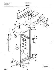 03 - Cabinet parts for Frigidaire Refrigerator WRT13GRHD1 from AppliancePartsPros.com