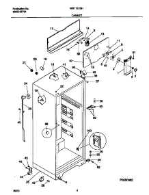 03 - Cabinet parts for Frigidaire Refrigerator WRT15CSHD2 from AppliancePartsPros.com