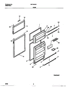 02 - Door parts for Frigidaire Refrigerator WRT16DGCD2 from AppliancePartsPros.com