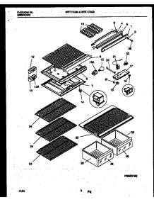 04 - Shelves And Supports parts for Frigidaire Refrigerator WRT17CGAZ0 from AppliancePartsPros.com