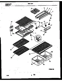04 - Shelves And Supports parts for Frigidaire Refrigerator WRT17CVAW0 from AppliancePartsPros.com