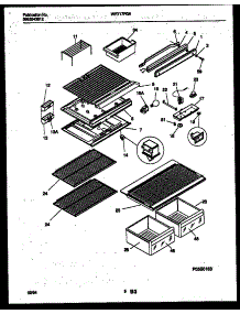 04 - Shelves And Supports parts for Frigidaire Refrigerator WRT17FGAW1 from AppliancePartsPros.com
