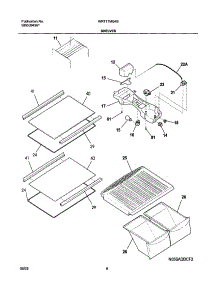07 - Shelves parts for White Westinghouse Refrigerator WRT17MG4BQ0 from AppliancePartsPros.com