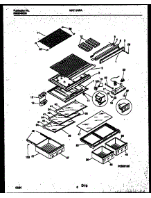 04 - Shelves And Supports parts for Frigidaire Refrigerator WRT17NRAW0 from AppliancePartsPros.com