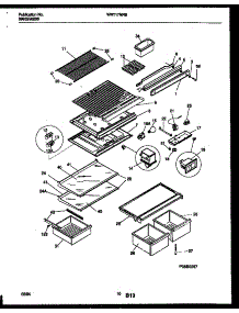 06 - Shelves And Supports parts for Frigidaire Refrigerator WRT17NRBW1 from AppliancePartsPros.com