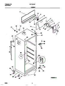 03 - Cabinet parts for Frigidaire Refrigerator WRT18CVAD2 from AppliancePartsPros.com
