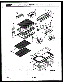 04 - Shelves And Supports parts for Frigidaire Refrigerator WRT18FGAZ1 from AppliancePartsPros.com