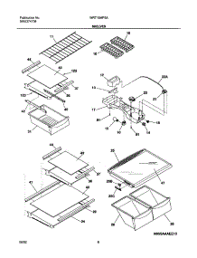 07 - Shelves parts for White Westinghouse Refrigerator WRT18MP5AW2 from AppliancePartsPros.com