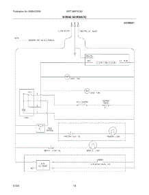 10 - Wiring Schematic parts for White Westinghouse Refrigerator WRT18MP6CS2 from AppliancePartsPros.com
