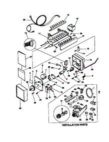 06 - Ice Maker parts for Frigidaire Refrigerator WRT18TRCW0 from AppliancePartsPros.com