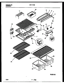 04 - Shelves And Supports parts for Frigidaire Refrigerator WRT17FGBW0 from AppliancePartsPros.com