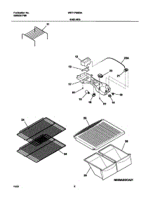 07 - Shelves parts for White Westinghouse Refrigerator WRT17MB3AW3 from AppliancePartsPros.com