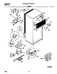05 - System parts for Frigidaire Refrigerator WRT18FGCW1 from AppliancePartsPros.com