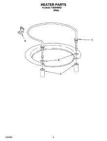 05 - Heater Parts parts for Estate Dishwasher TUD8700RQ1 from AppliancePartsPros.com